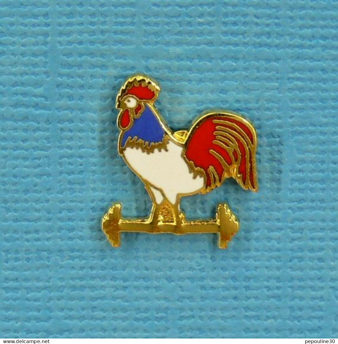 1 PIN'S //  ** COQ SPORTIF / FÉDÉRATION FRANÇAISE D’HALTÉROPHILIE ** - Halterofilia