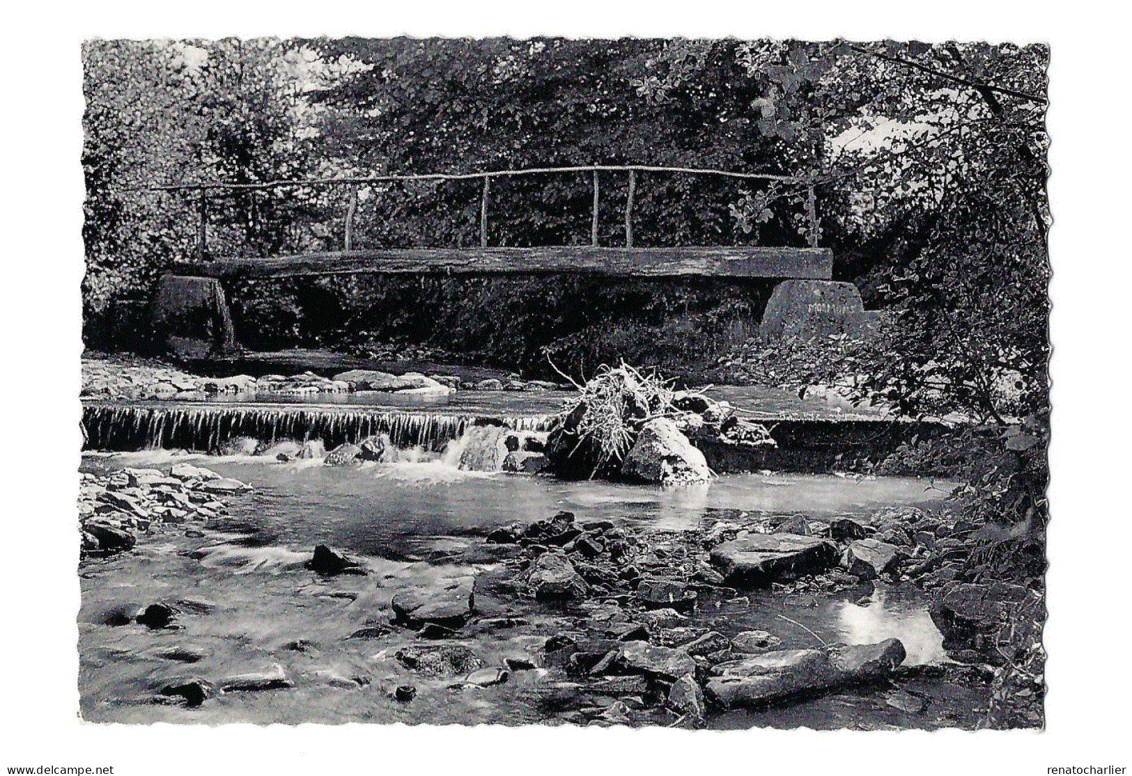 Pont Rustique Sur L'Estinale.Expédié à Mechelen. - Erezée