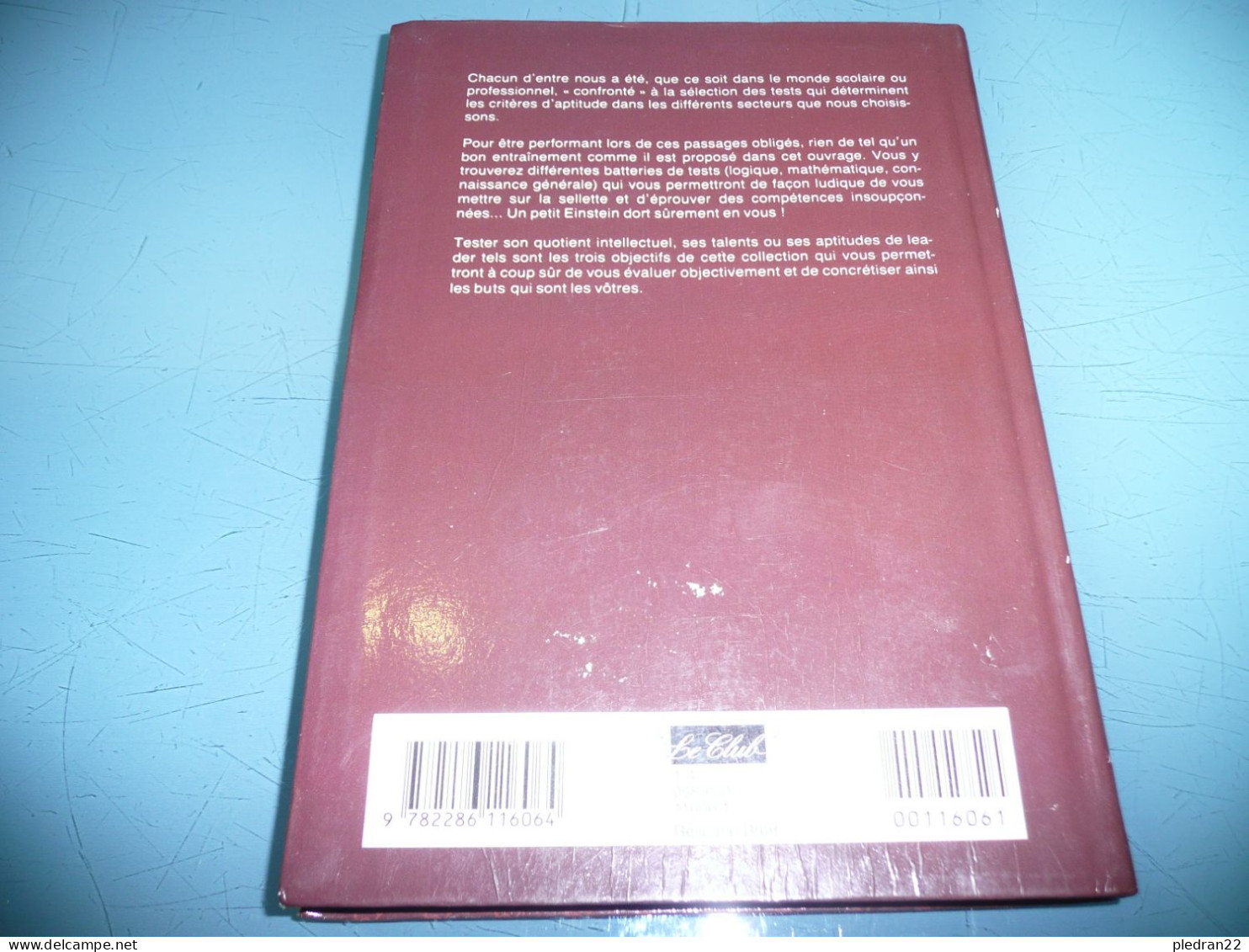 THIERRY M. CARABIN TESTEZ VOTRE Q. I. QUOTIENT INTELLECTUEL TEST INTELLIGENCE 1997 - Sociologie