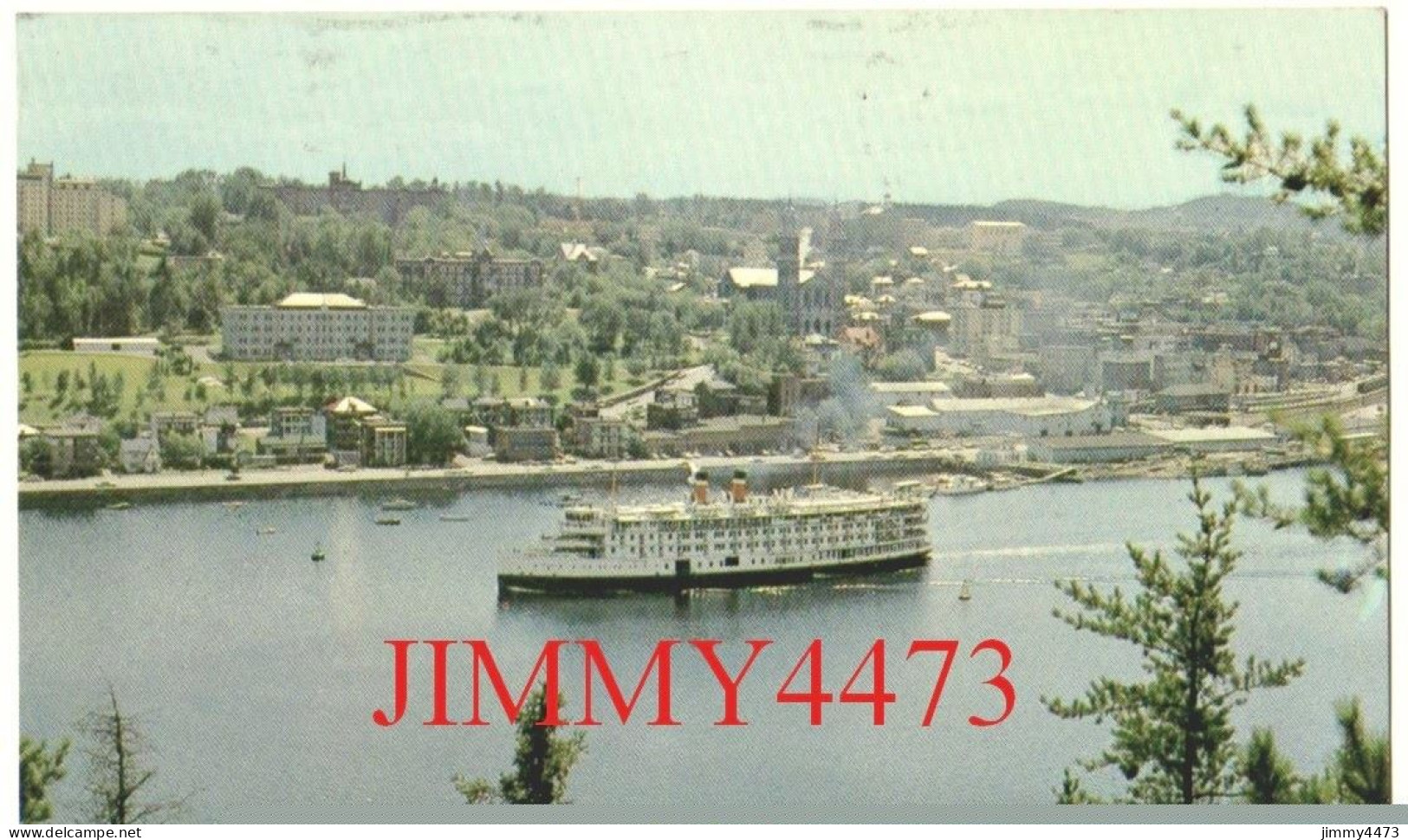 POST CARD - CHICOUTIMI En 1967 - Le Navire Richelieu Remontant Le Saguenay (SAGUENAY Québec Canada ) Edit. ELLEFSEN - Chicoutimi