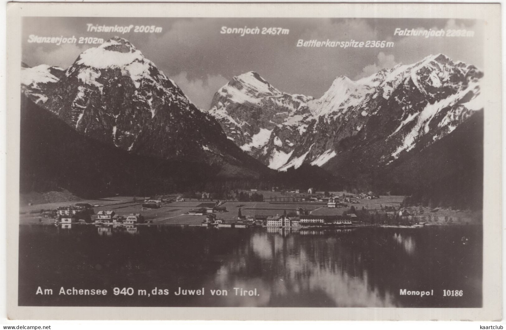 Am Achensee 940 M, Das Juwel Von Tirol - (Österreich/Austria) -1949 - (Monopol 10186) - Pertisau