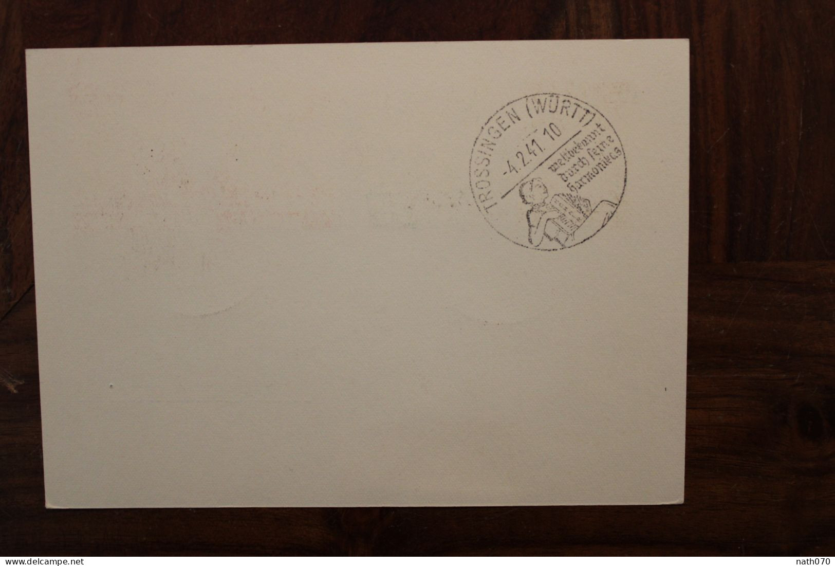 LUXEMBURG 1941 Tag Der Briefmarke U-boot Trossingen Einschreiben Cover Luxembourg Registered Recommandé Besetzung Reco R - 1940-1944 Deutsche Besatzung