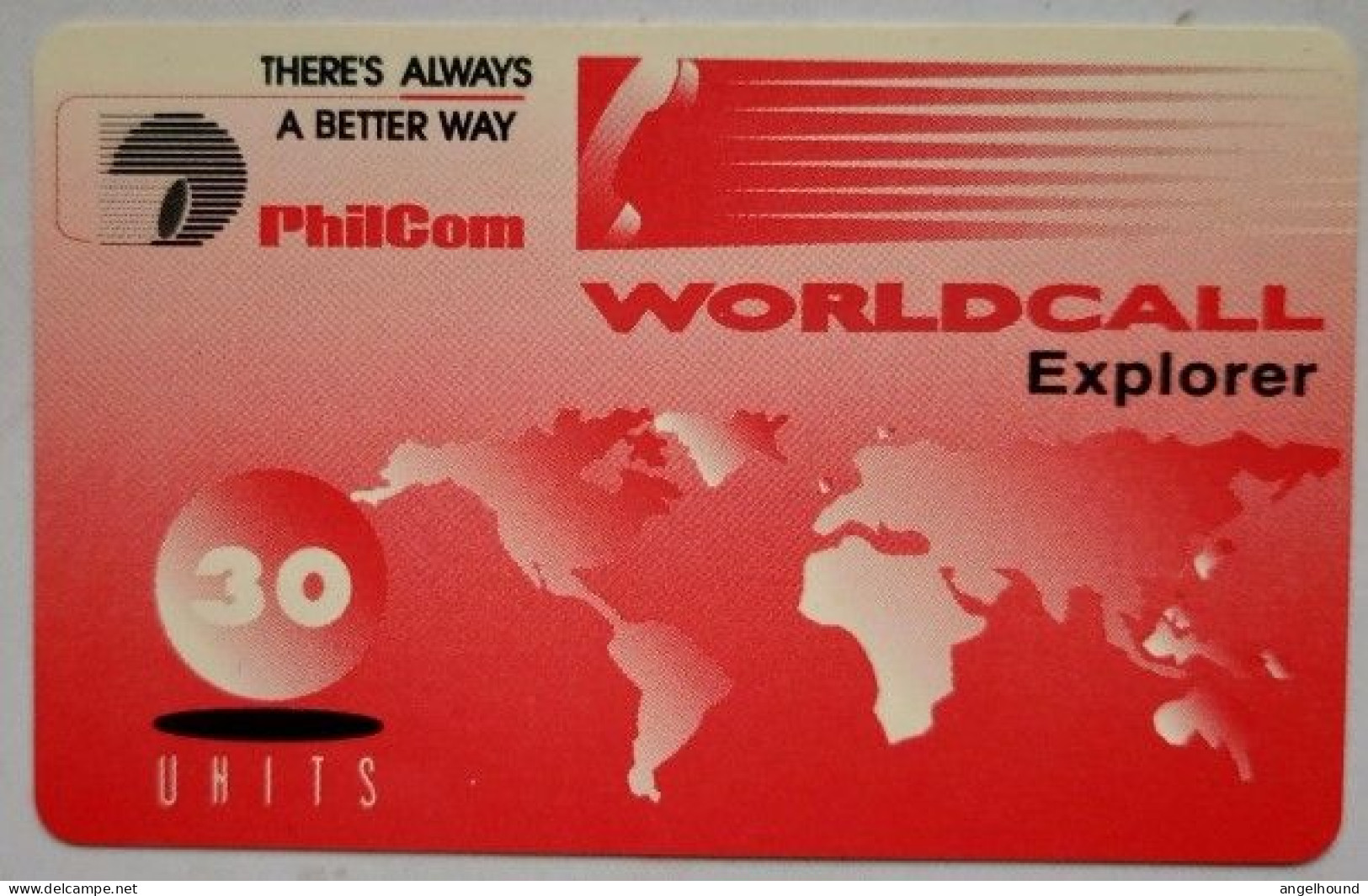 Philcom 30 Units " World Call Explorer " - Philippines