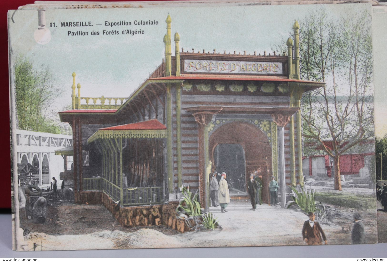 MARSEILLE        -      EXPOSITION  COLONIALE  DE  1906   :   PAVILLON  DES  FOTRETS  D  '  ALGERIE            1 - Weltausstellung Elektrizität 1908 U.a.