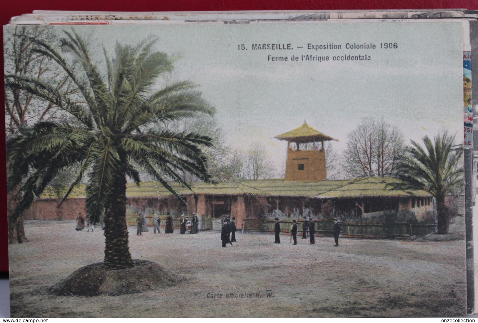 MARSEILLE        -      EXPOSITION  COLONIALE  DE  1906   :   FERME  DE  L  '  AFRIQUE  OCCIDENTALE         1 - Internationale Tentoonstelling Voor Elektriciteit En Andere