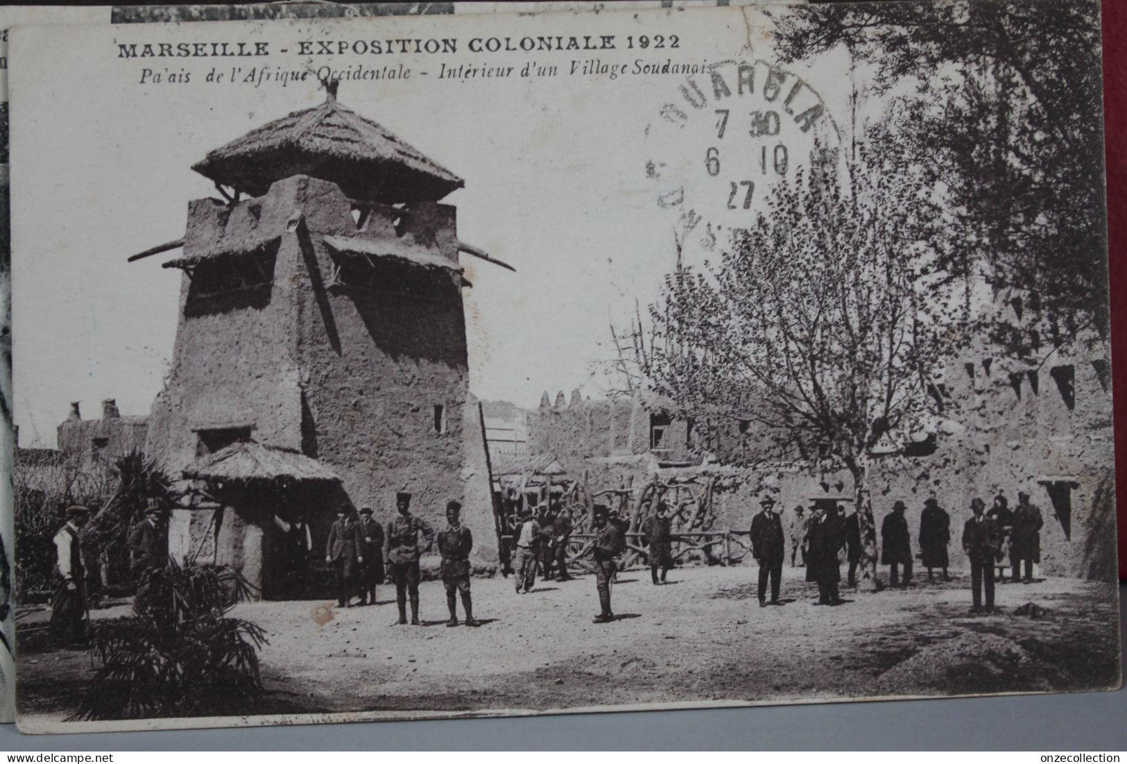 MARSEILLE        -      EXPOSITION  COLONIALE    DE  1922   :   VILLAGE  SOUDANAIS   1927 - Mostra Elettricità E Altre