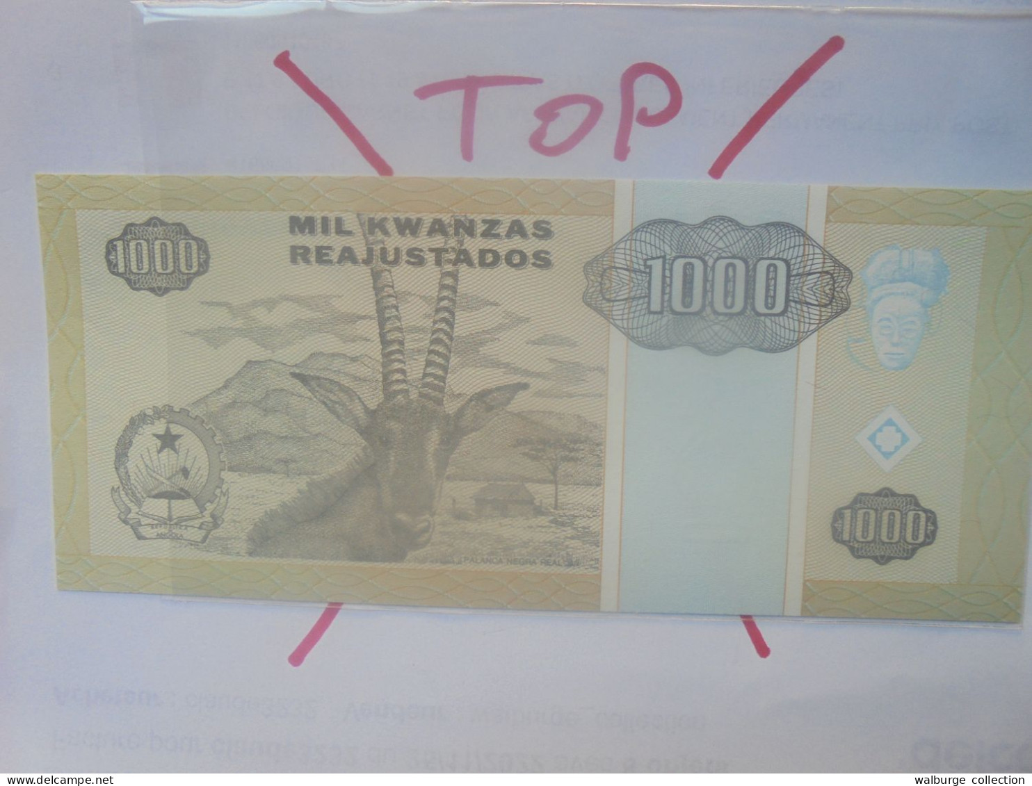 ANGOLA 1000 KWANZAS 1995 Neuf (B.29) - Angola