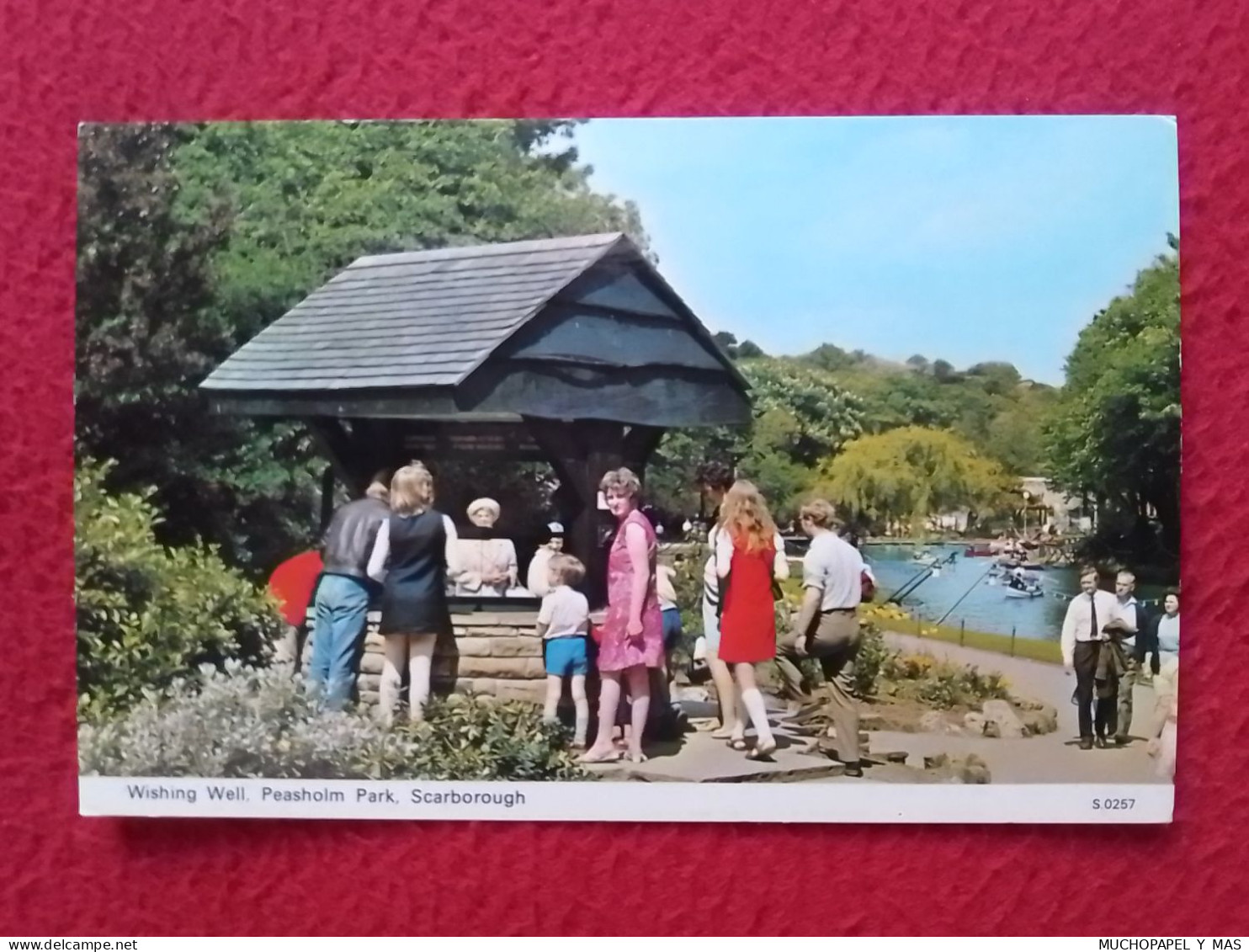 POSTAL POST CARD CARTE POSTALE WISHING WELL PEASHOLM PARK SCARBOROUGH ENGLAND UK UNITED KINGDOM CARTOLINA..POSTKARTE.... - Scarborough