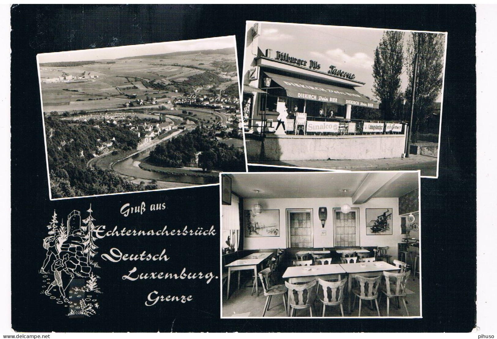 D-15198  ECHTERNACHBRÜCK : Mit Eis-Cafe Renz - Bitburg