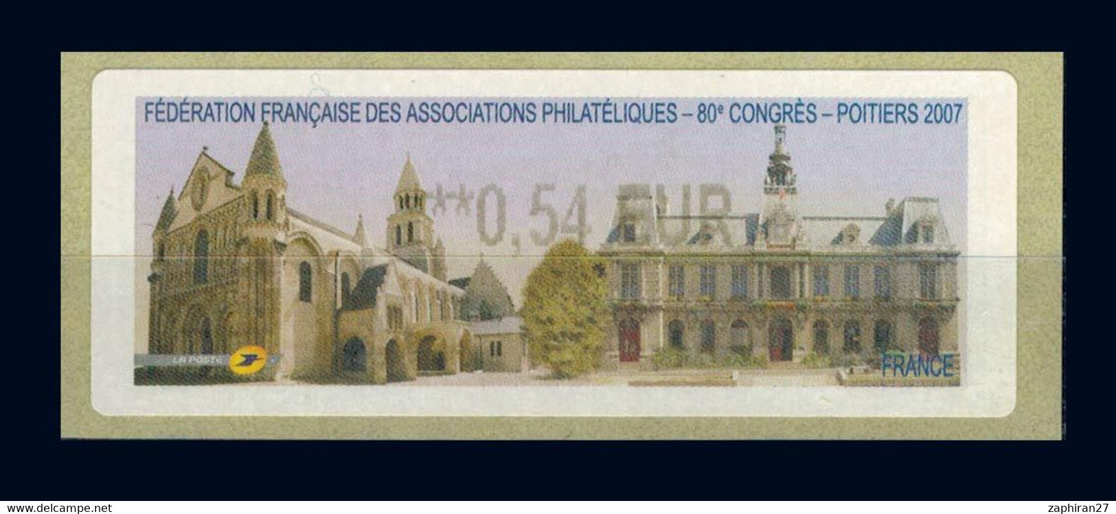 2007 Vignette LISA  POITIERS ETAT NEUF #232# - 1999-2009 Illustrated Franking Labels