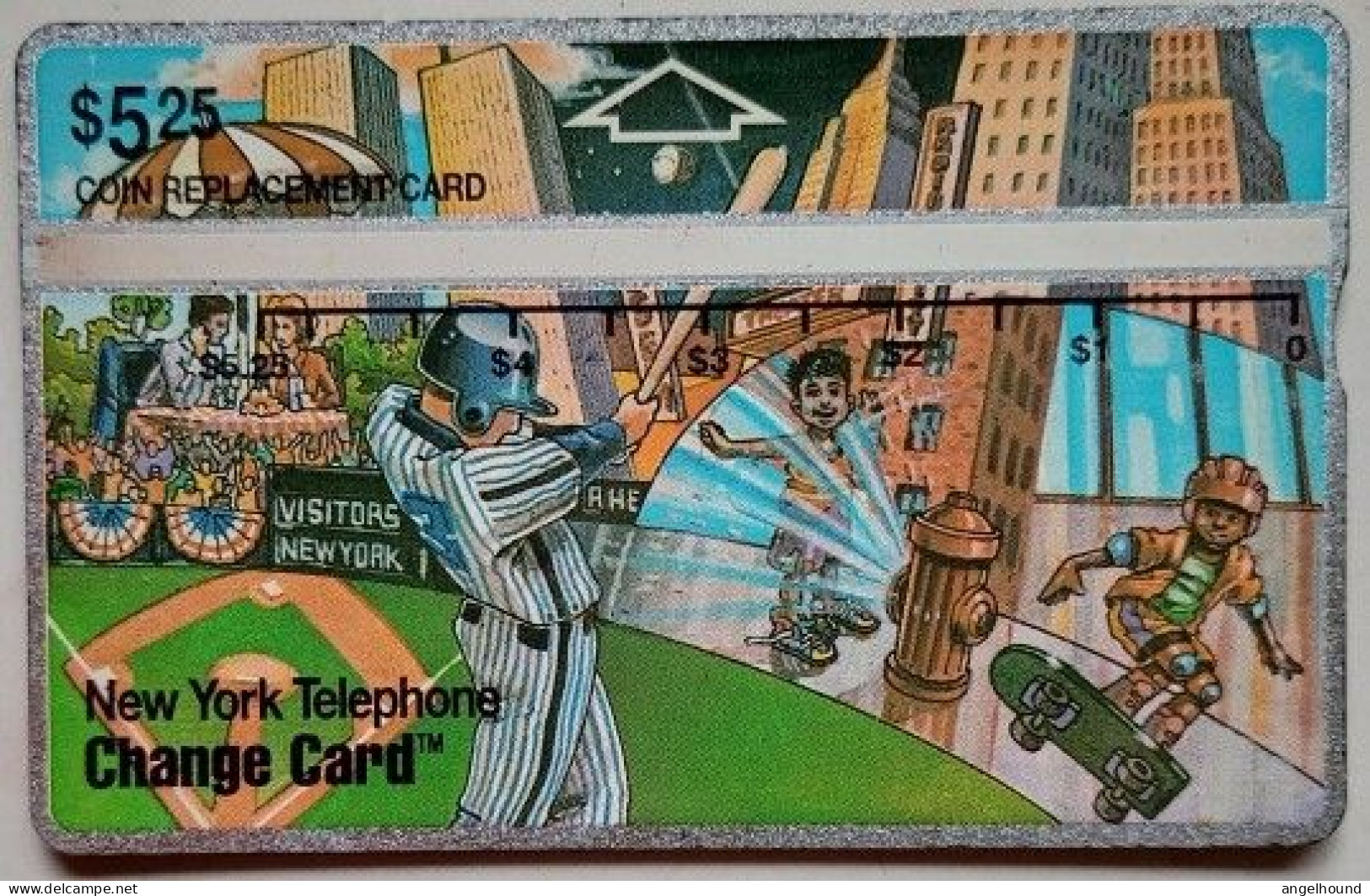 USA NYNEX $5.25 MINT  "  Summer In The City " 307A - Cartes Holographiques (Landis & Gyr)