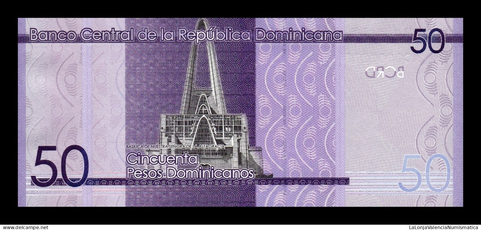 República Dominicana 50 Pesos Dominicanos 2014 Pick 189a Low Serial 273 Sc Unc - Dominicaine