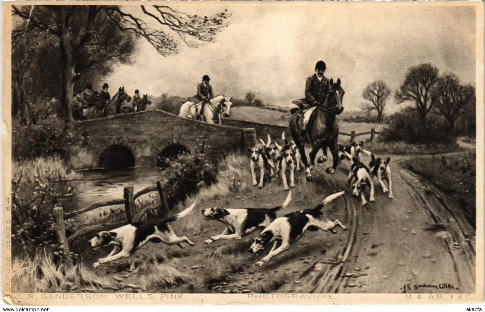 PC HUNTING SCENE HUNTING SPORT (a34903) - Chasse