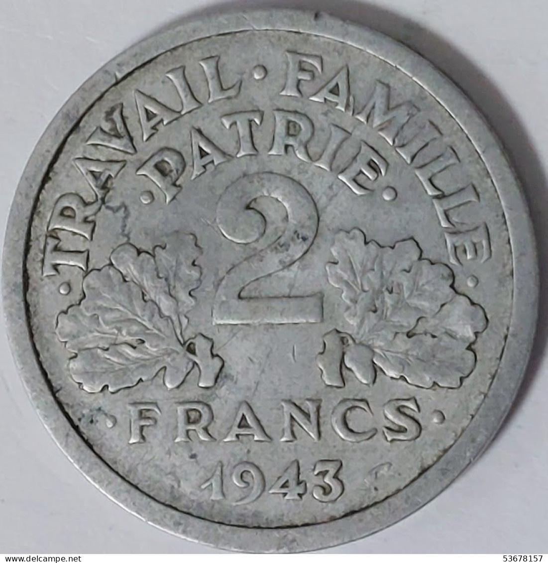 France - 2 Francs 1943, KM# 904.1 (#2472) - 2 Francs