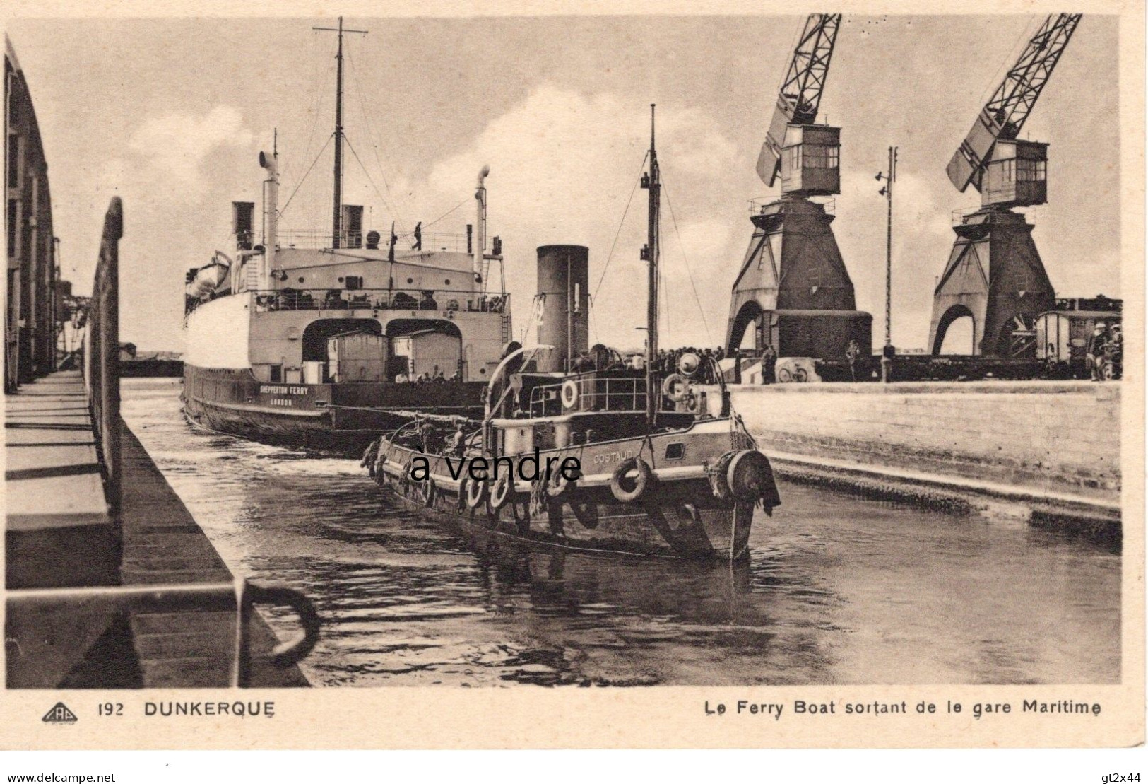 COSTAUD  Et SHEPPERTON FERRY - Remorqueurs