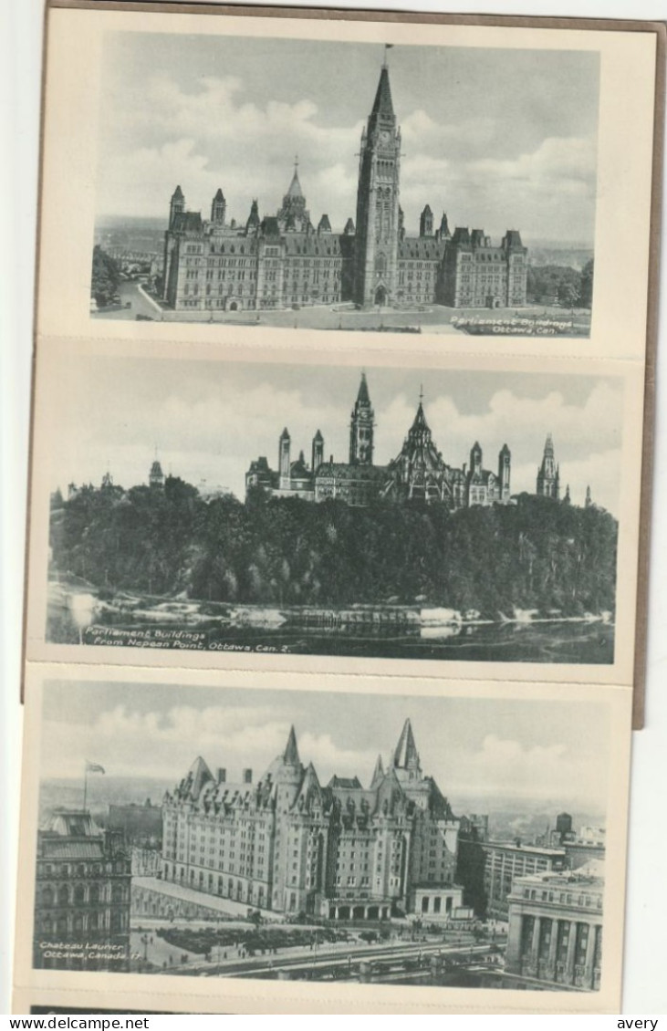 Booklet Souvenir Of Ottawa, Ontario  10 Photos - North America