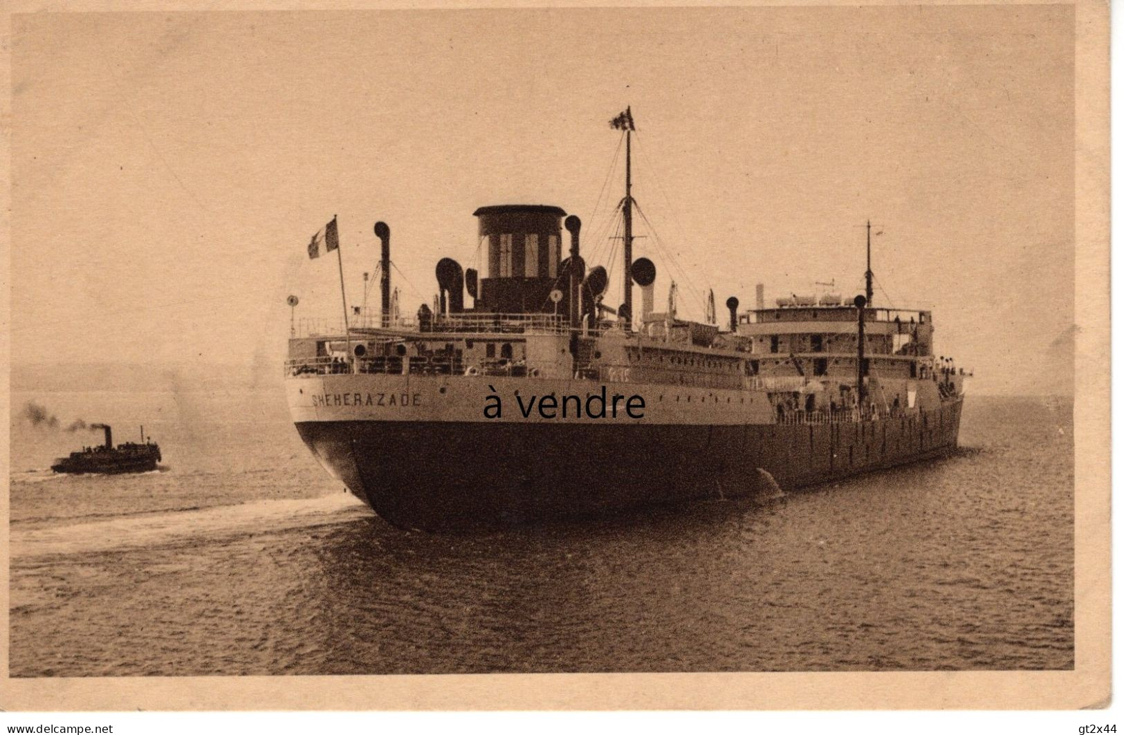 SHEHERAZADE  1935, Companie Auxiliaire De Navigation - Tankers