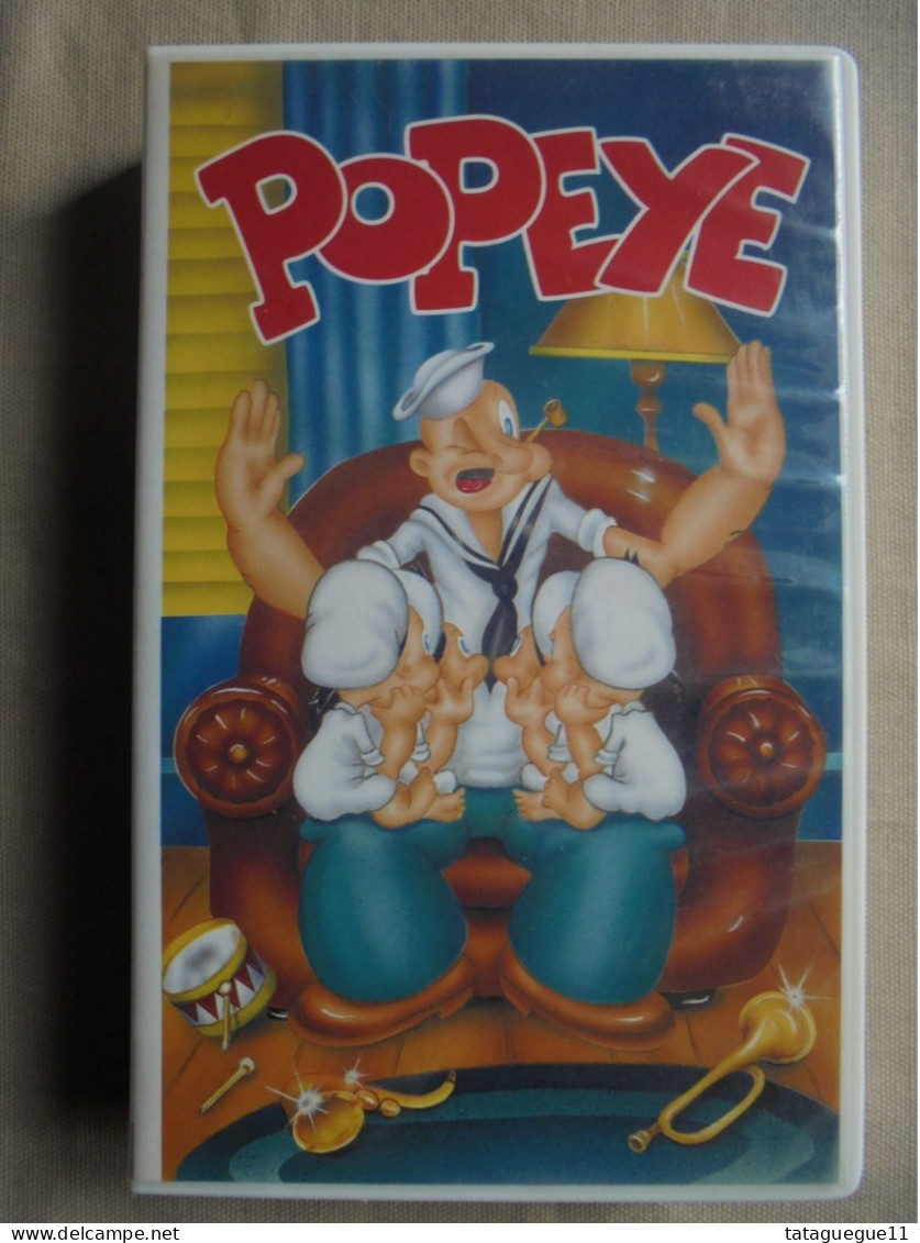 Vintage - Cassette Vidéo Cartoon Festival Popeye Les Neveux Musiciens - Dessins Animés