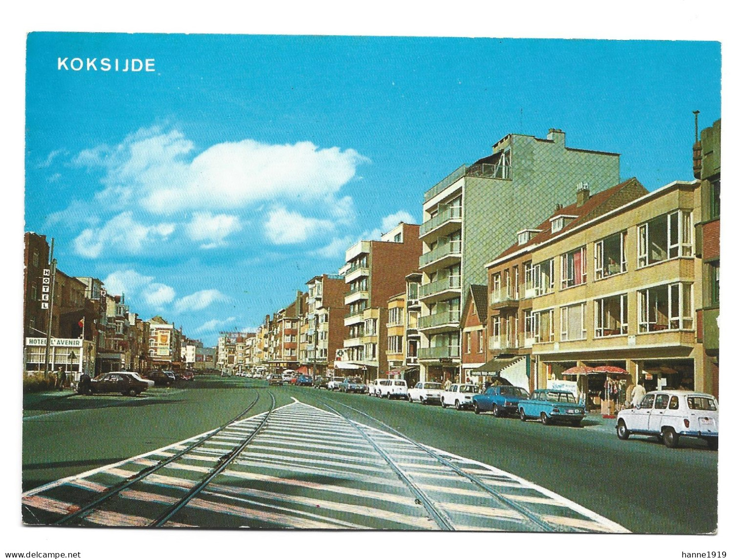 Koksijde Tramway Foto Prentkaart Koninklijke Baan Htje - Koksijde