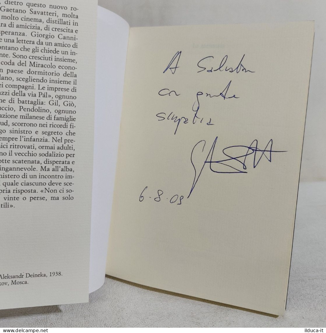 I114396 V Gaetano Savatteri - Uno Per Tutti - Sellerio AUTOGRAFATO 2008 - Erzählungen, Kurzgeschichten