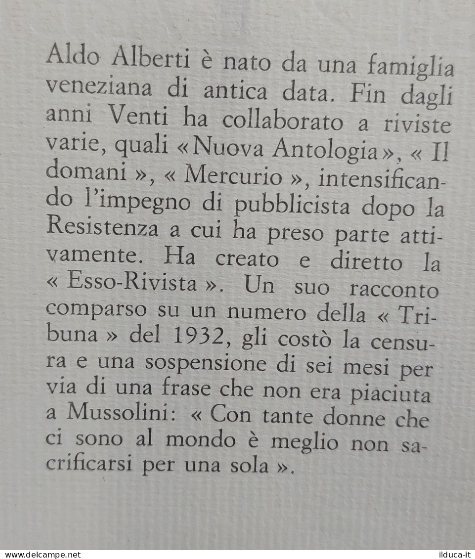 I114409 V Aldo Alberti - La Rotonda Dei Massalongo - Sellerio 1985 I Edizione - Nouvelles, Contes