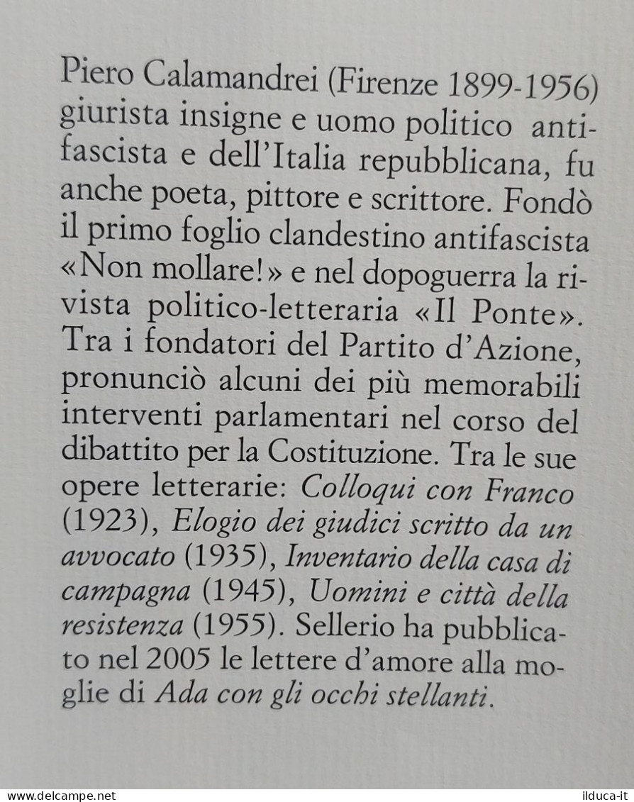 I114422 V P. Calamandrei - La Burla Di Primavera, E Prose Sparse - Sellerio 2006 - Novelle, Racconti