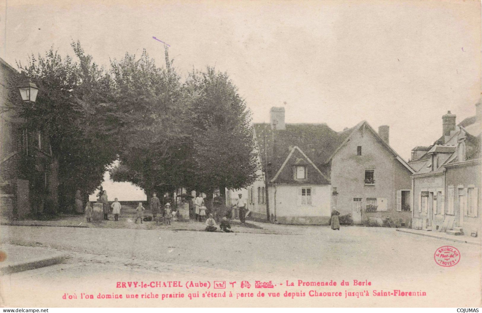 10 - ERVY LE CHATEL - S16640 - La Promenade Du Berle D'où L'on Domine Une Riche Prairie - L23 - Ervy-le-Chatel