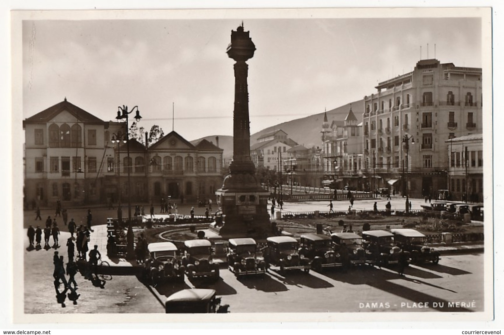 CPSM - SYRIE- DAMAS - Place Du Merjé - Siria