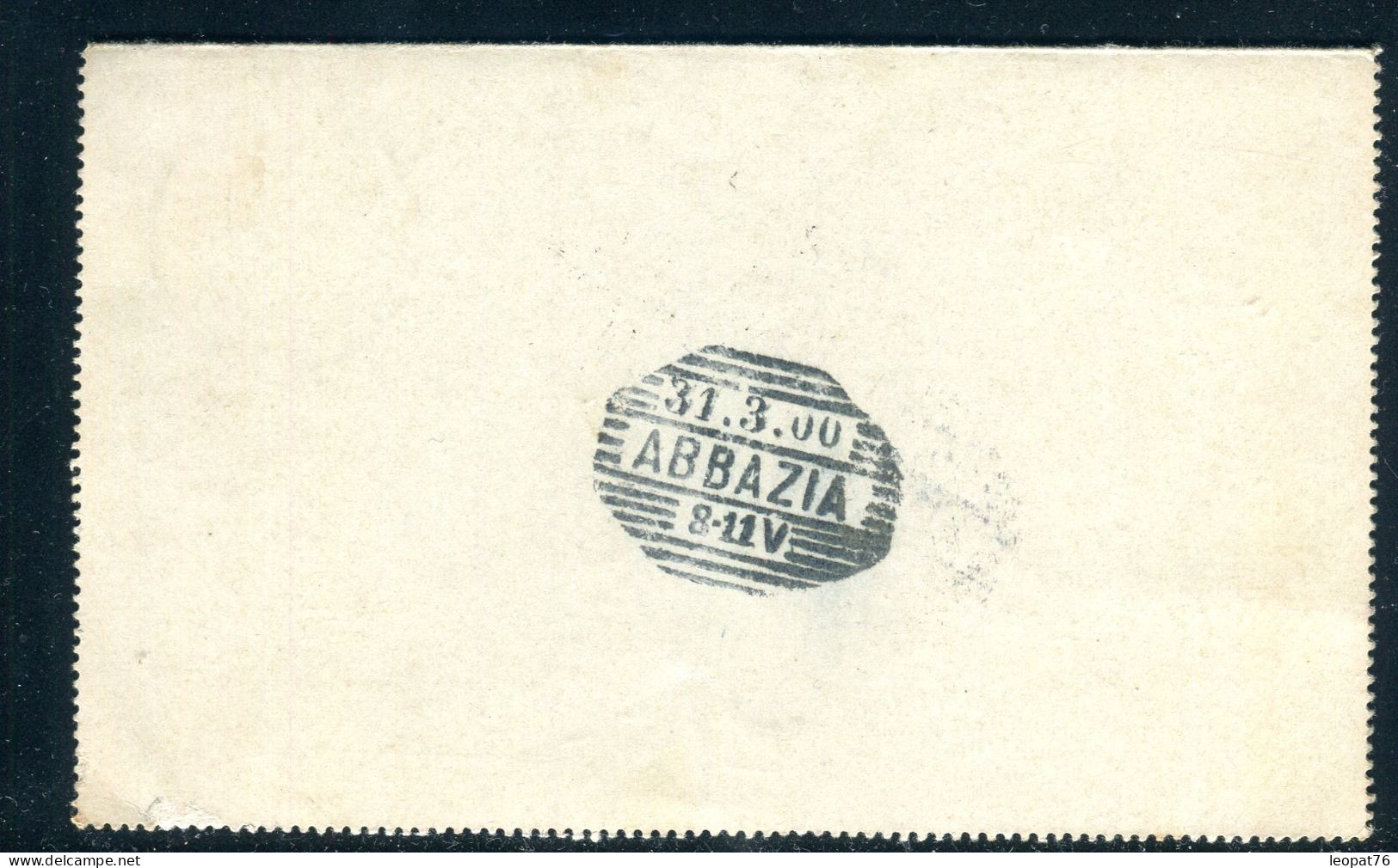 Hongrie - Entier Postal De Fiume Pour Abbazia En 1900  - M 47 - Postal Stationery
