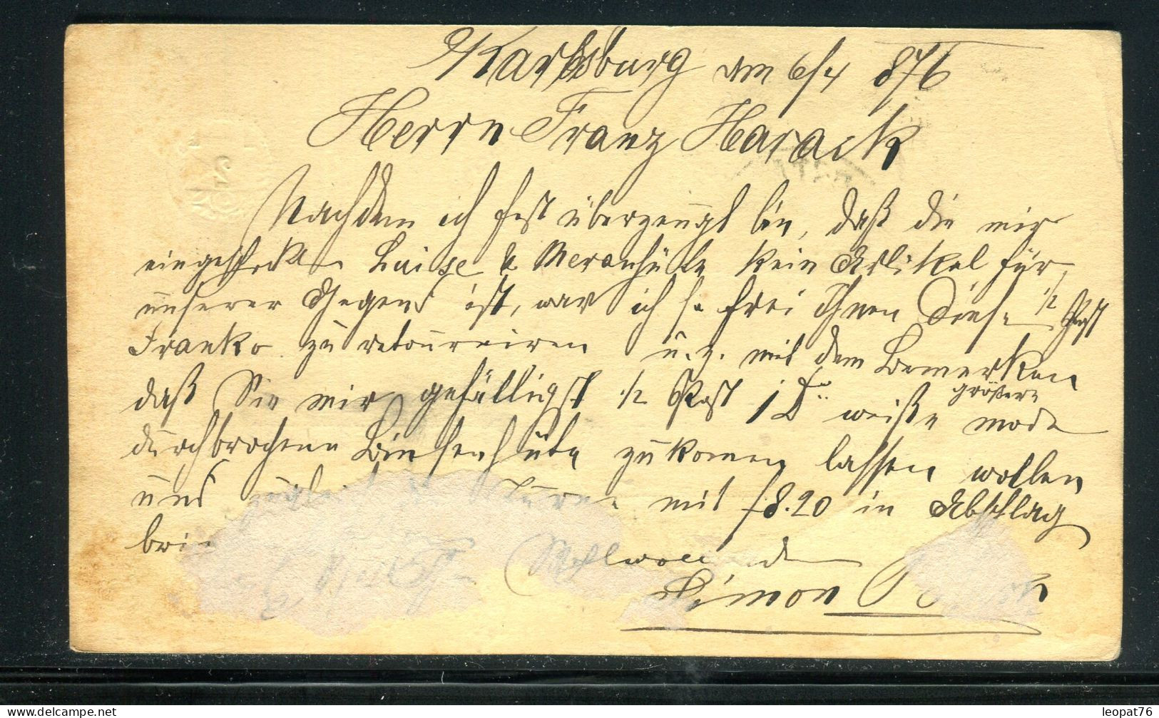 Hongrie - Entier Postal De Karlsburg Pour Wien En 1876  - M 51 - Enteros Postales