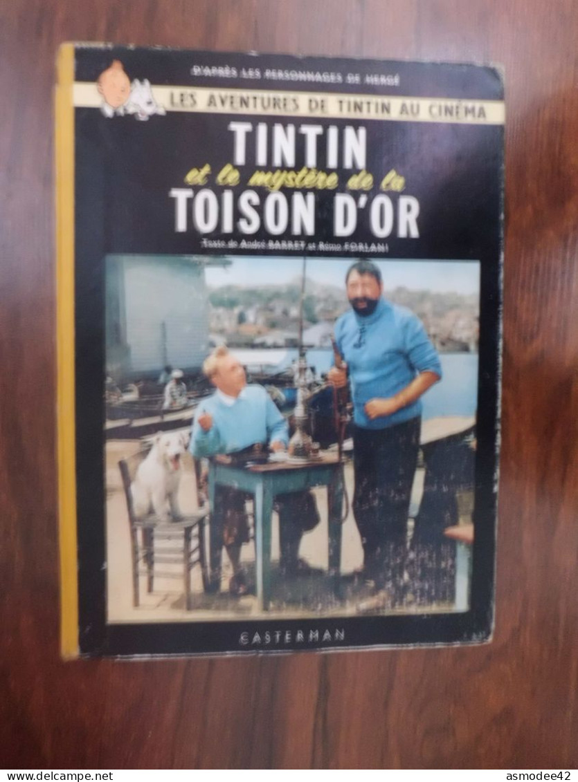 TINTIN ET LE MYSTERE DE LA TOISON D OR     1962    ETAT ACCEPTABLE - Tintin