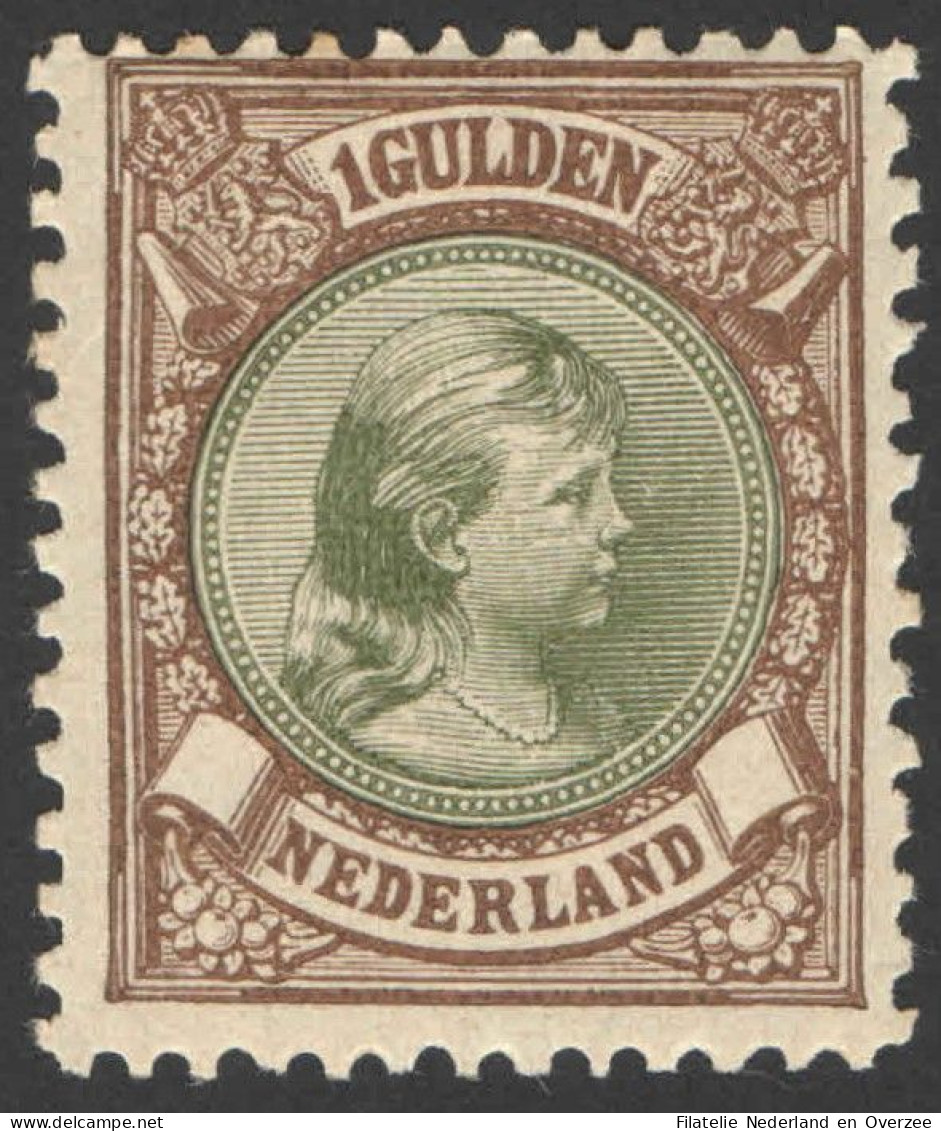 Nederland 1896 NVPH Nr 46 Ongebruikt/MH Prinses Wilhelmina, Princess Wilhelmina - Ungebraucht