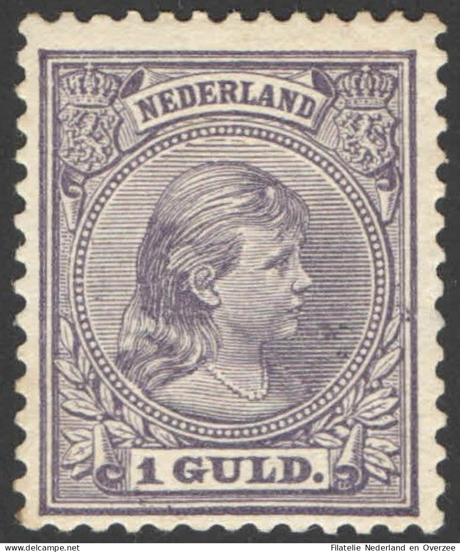 Nederland 1891 NVPH Nr 44 Ongebruikt/MH Prinses Wilhelmina, Princess Wilhelmina - Nuovi