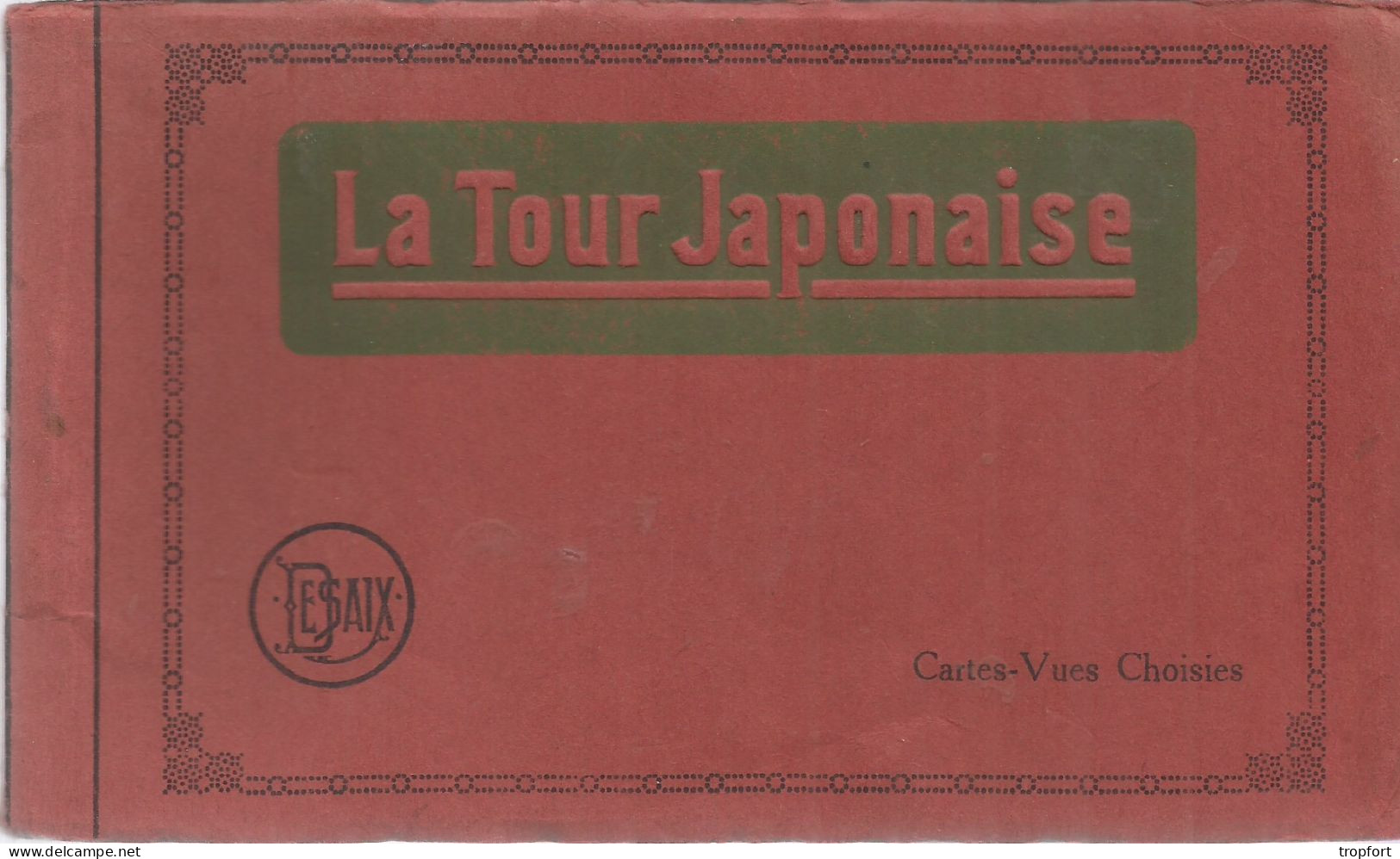 Livret CPA  Cartes Postales LA TOUR JAPONAISE BELGIQUE - Lotes Y Colecciones
