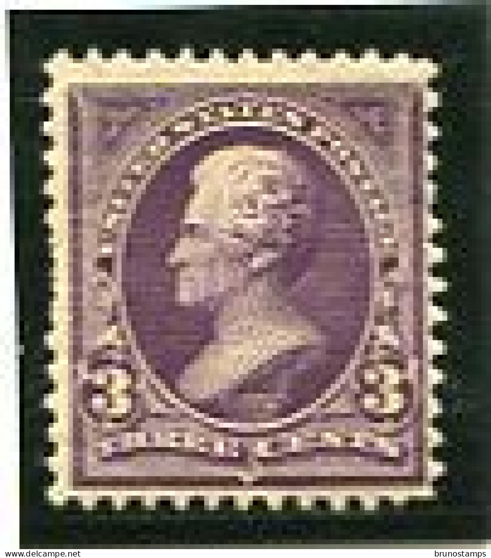 UNITED STATES/USA - 1894  3c  A. JACKSON  MINT  MISSED PERFS AT LEFT  SPACEFILLER - Unused Stamps