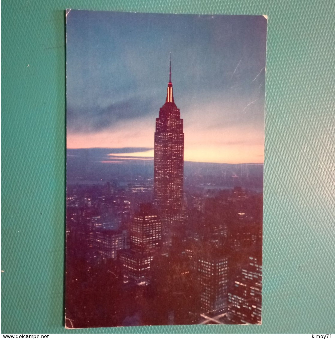 Empire State Building At Night. 1966 - Empire State Building