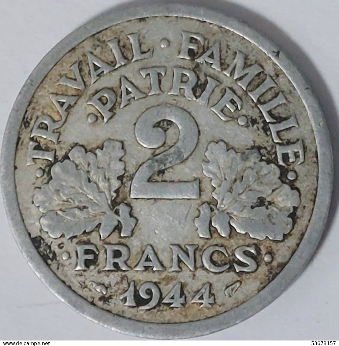 France - 2 Francs 1944 C, KM# 904.3 (#2473) - 2 Francs