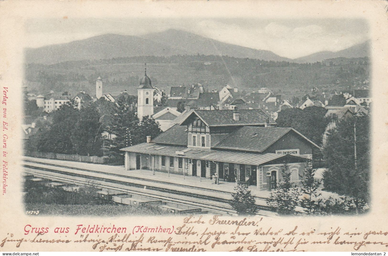 Gruss Aus Feldkirchen - Bahnhof - Feldkirchen In Kärnten