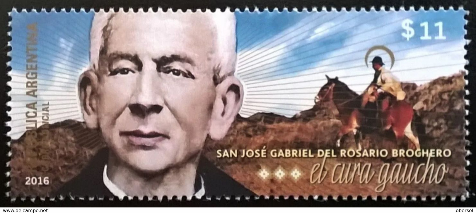 Argentina 2016 Religion Cura Brochero MNH Stamp - Nuevos