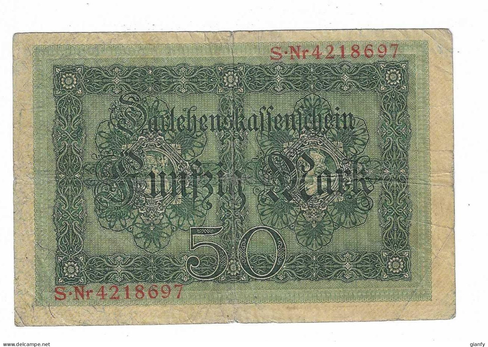 GERMANIA 50 MARK 1914 - 50 Mark