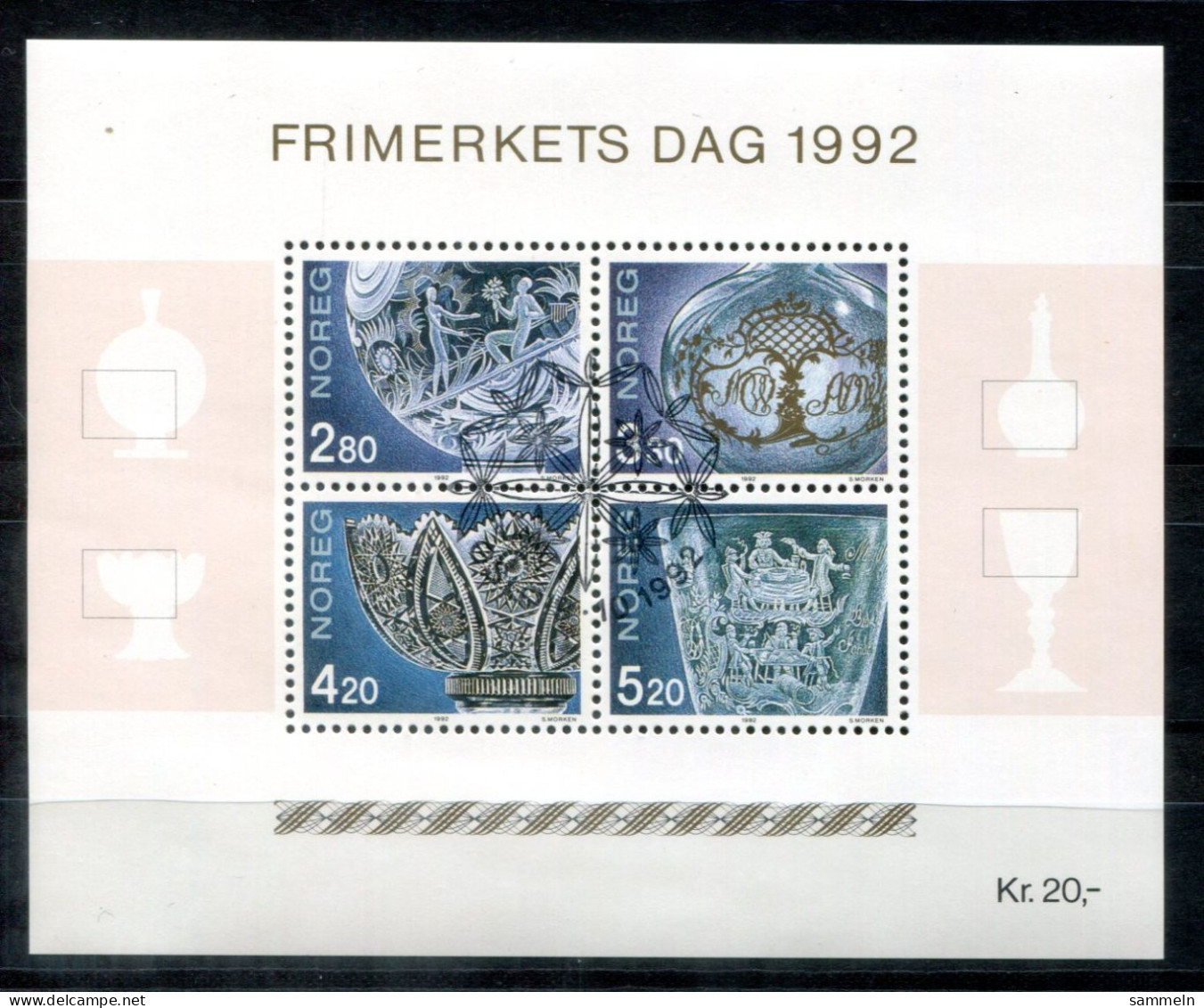 NORWEGEN - Block 18, Bl.18 Canc. - Tag Der Briefmarke, Day Of The Stamp, Jour Du Timbre - NORWAY / NORVÈGE - Hojas Bloque