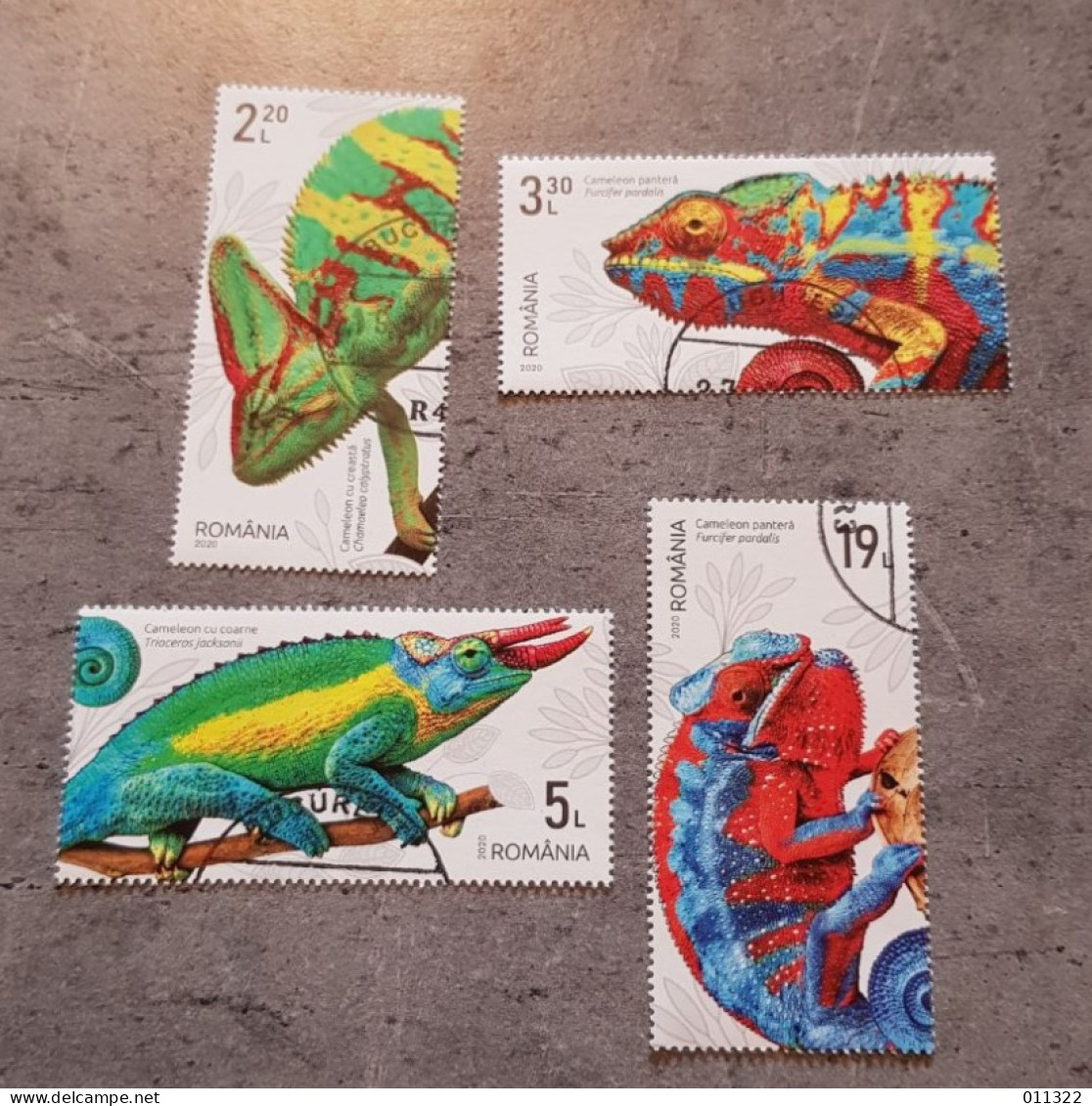 ROMANIA  REPTILES SET USED - Used Stamps