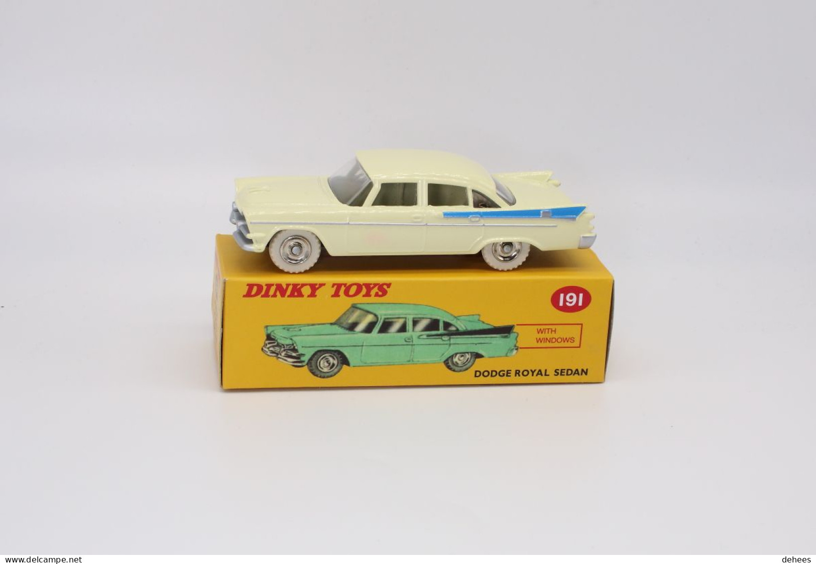 Dinky Toys, Référence 191, Dodge Royal Sedan, Édition Atlas - Dinky