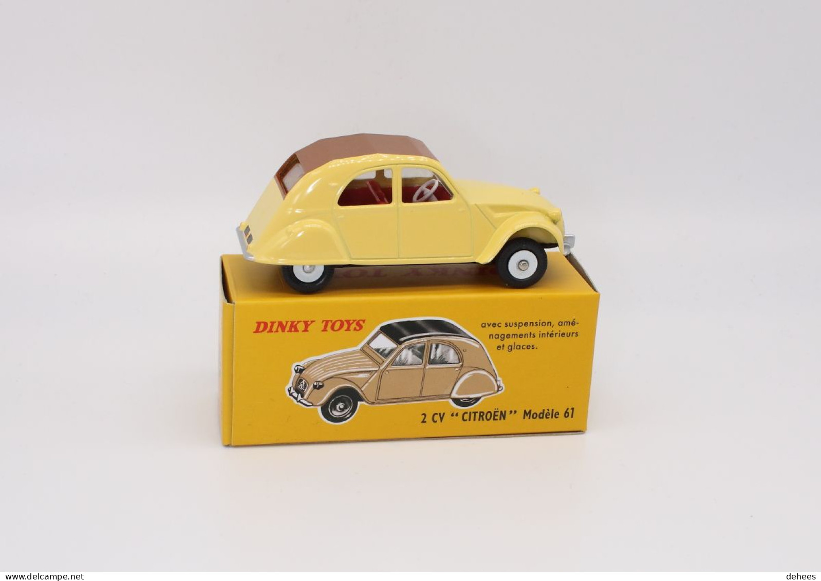 Dinky Toys, Référence 558, Citroën 2CV Modèle 61, Édition Atlas - Dinky