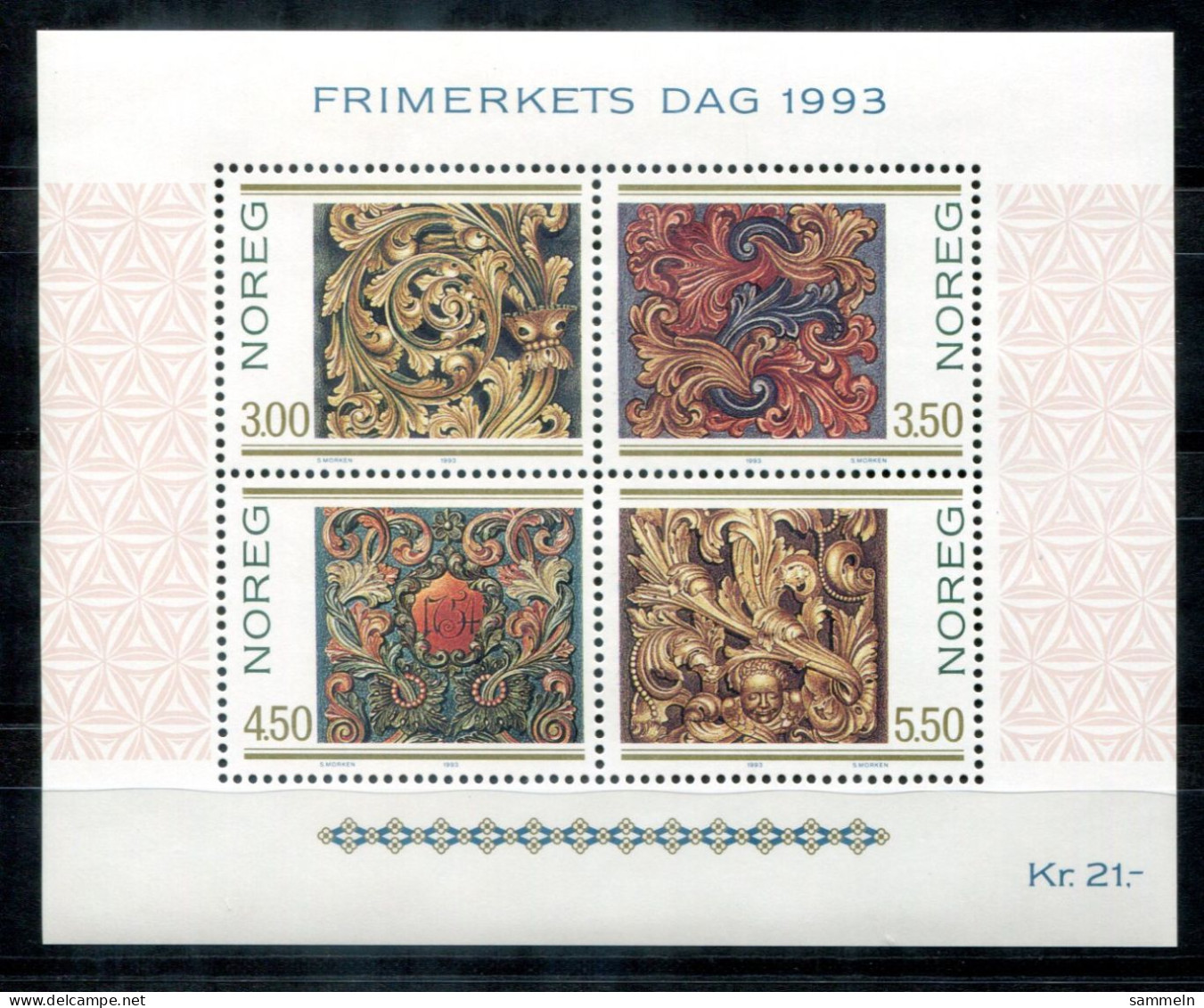 NORWEGEN - Block 20, Bl.20 Mnh - Tag Der Briefmarke, Day Of The Stamp, Jour Du Timbre - NORWAY / NORVÈGE - Blocchi & Foglietti