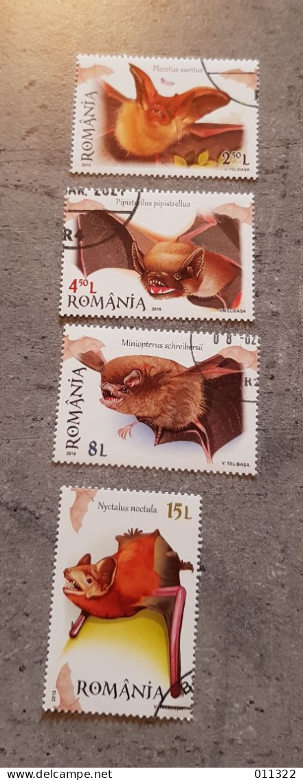 ROMANIA  BATS  SET USED - Oblitérés