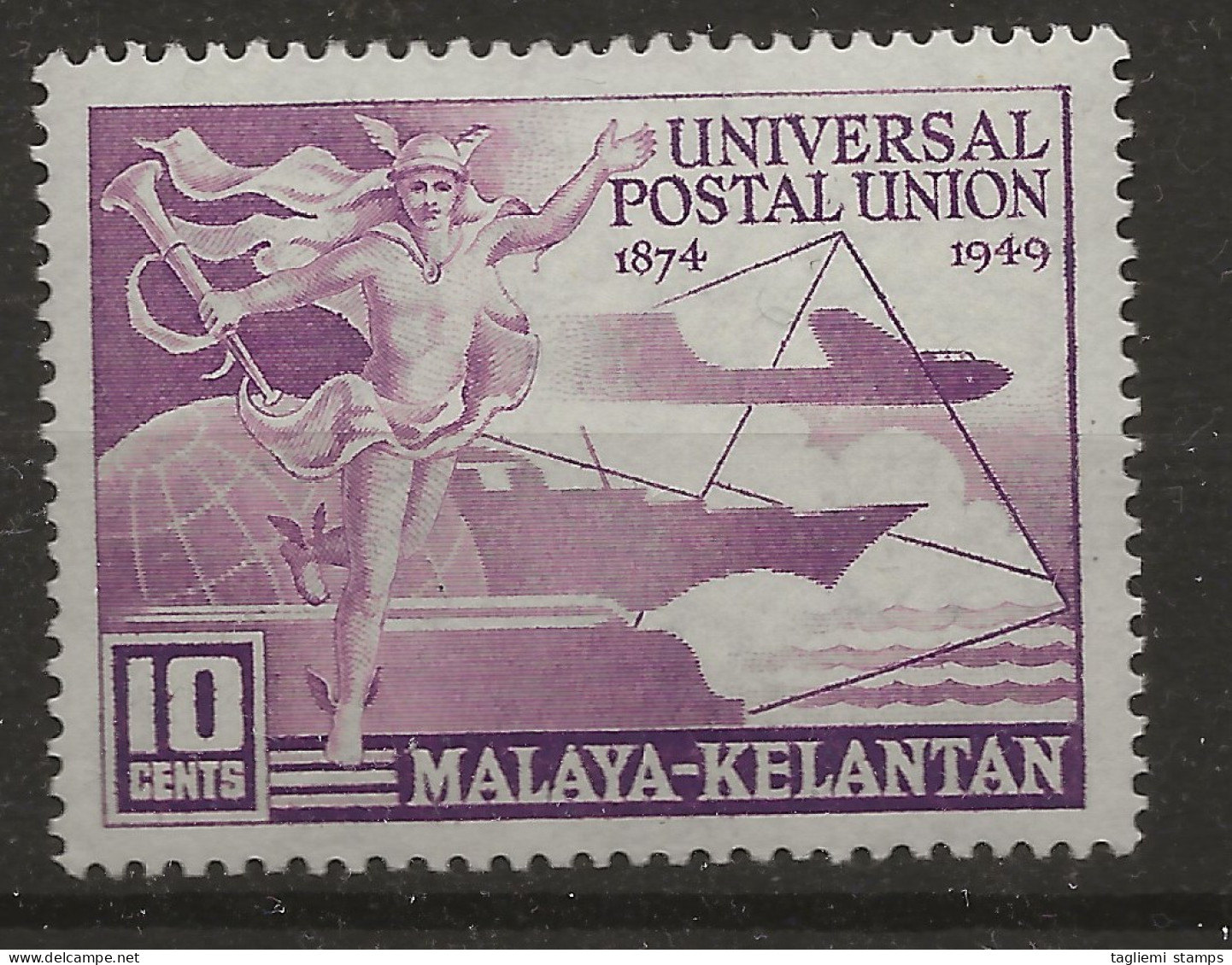 Malaysia - Kelantan, 1949, SG 57, MNH - Kelantan