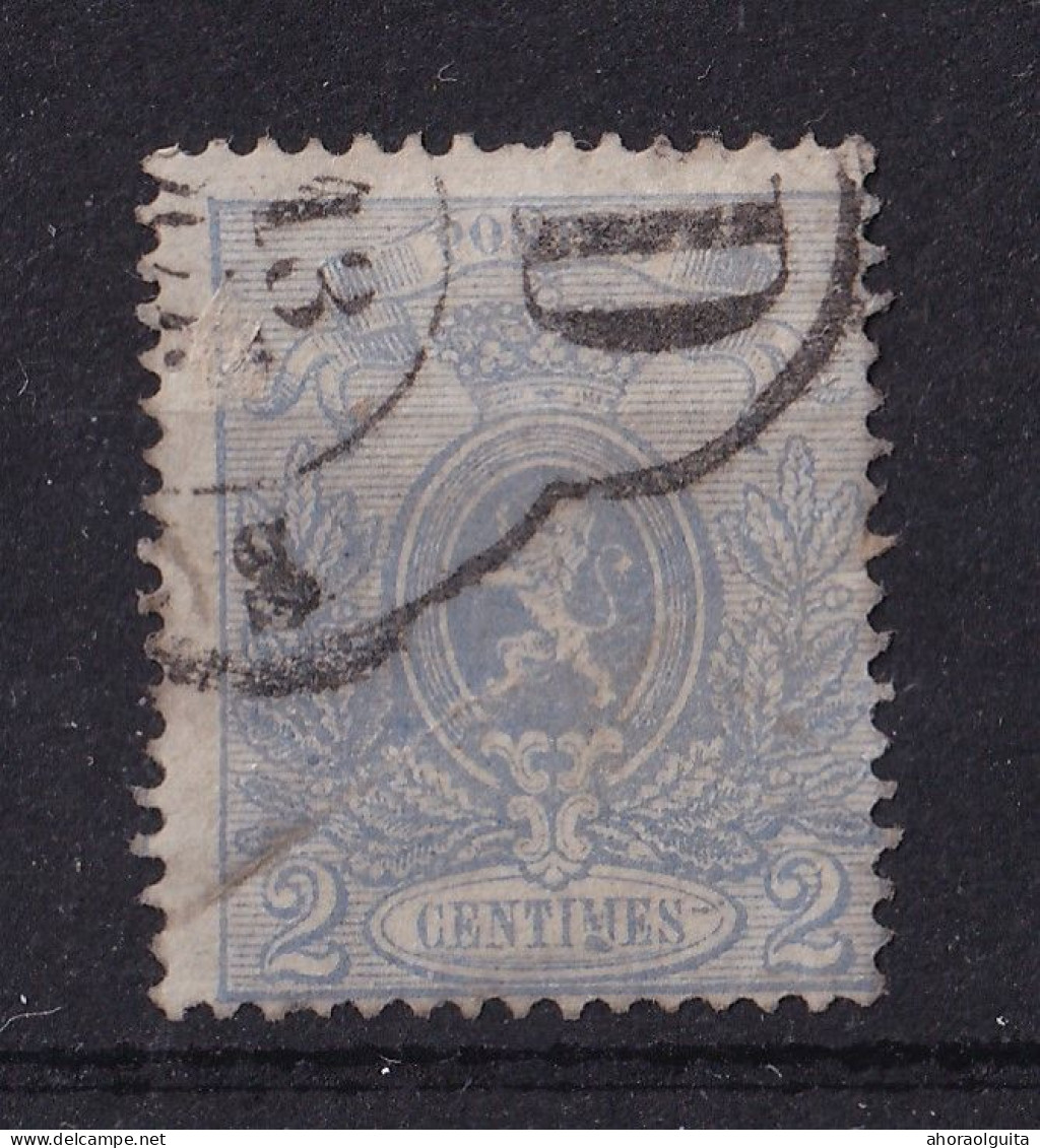 DDEE 271 - TP Médaillon 24 A Petit Lion 2 C - Cachet Elliptique Pour Imprimés - 1866-1867 Petit Lion