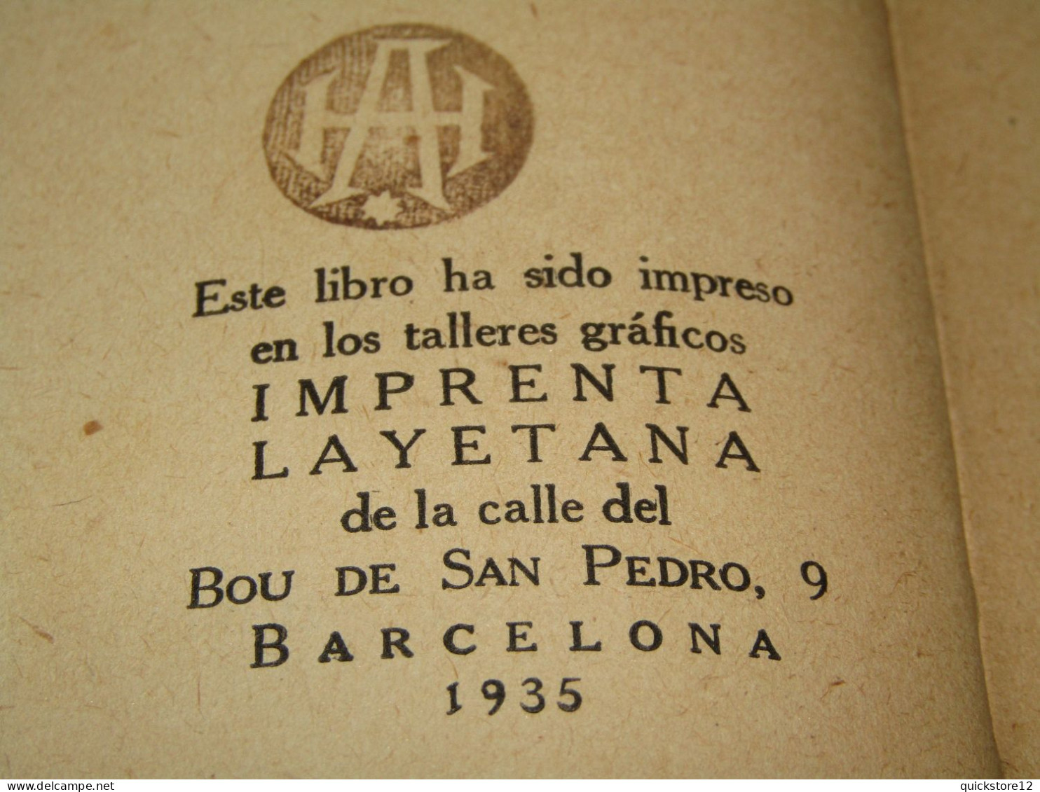 MI LUCHA - Primera edición en español. Imprenta Layetana - Barcelona 1935