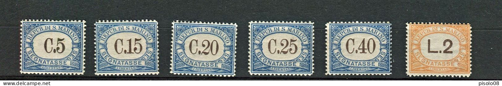 SAN MARINO 1939 SEGNATASSE ** MNH - Strafport